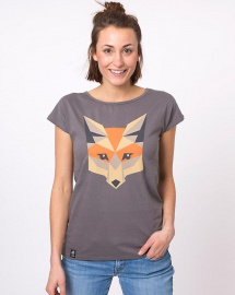 Zerum Damen T-Shirt "Fox" - anthrazit